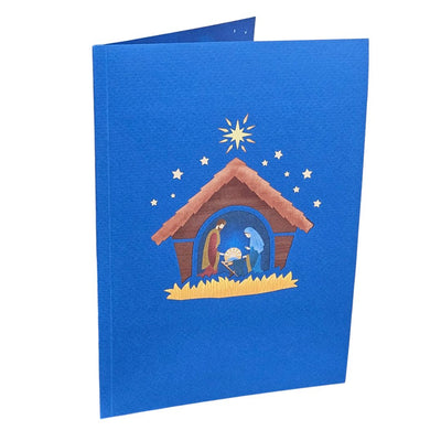 Tarjeta navideña pop-up Kiriarte- Natividad 🌟😇