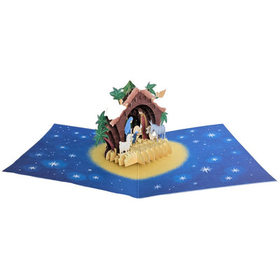 Tarjeta navideña pop-up Kiriarte- Natividad 🌟😇