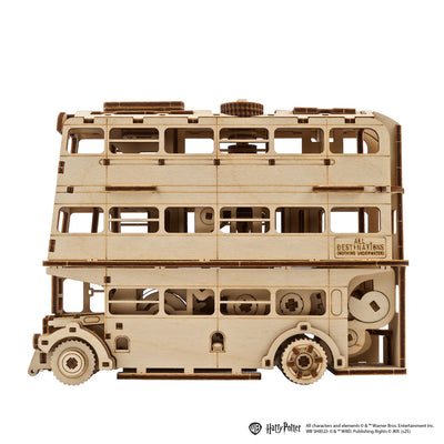 Puzle 3D de madera mecánico UGEARS- Autobus Mágico Harry Potter (KNIGHT BUS) 🚌🪄