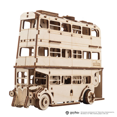 Puzle 3D de madera mecánico UGEARS- Autobus Mágico Harry Potter (KNIGHT BUS) 🚌🪄