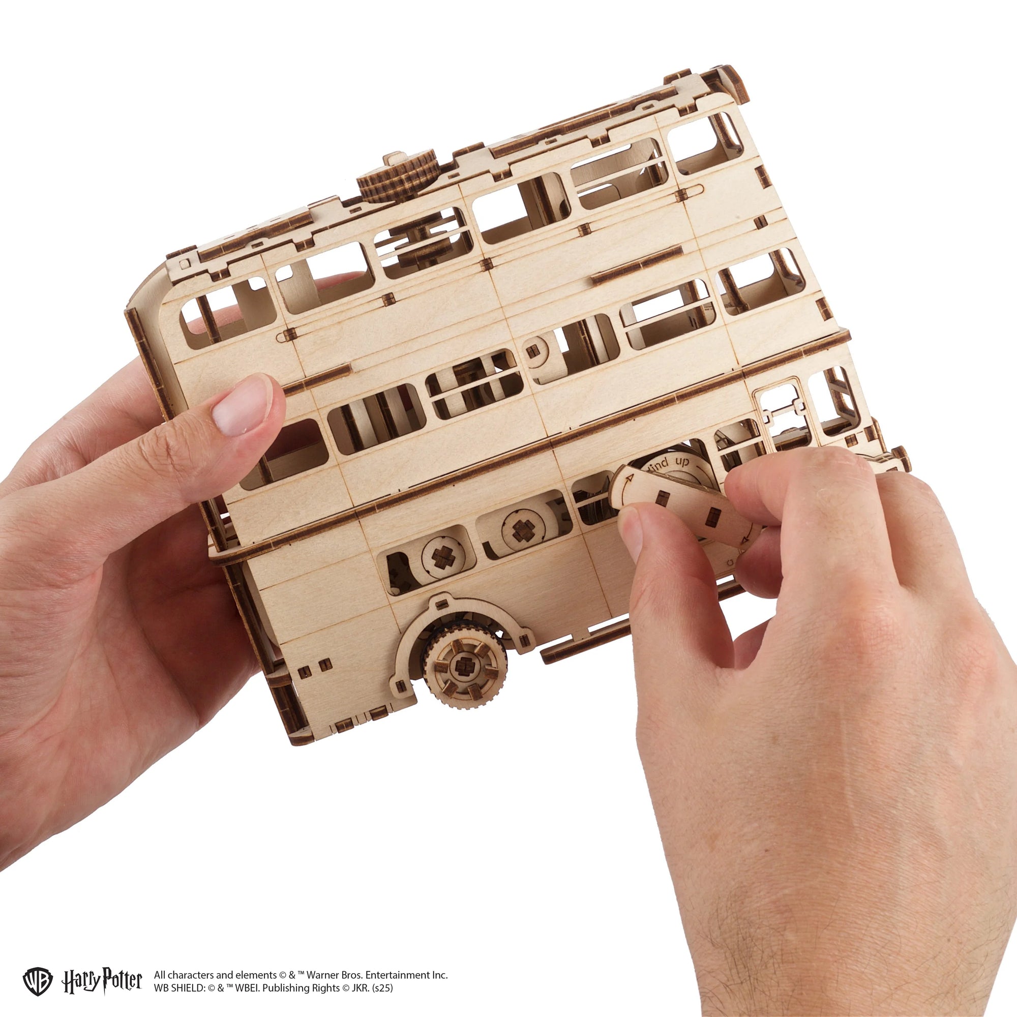 Puzle 3D de madera mecánico UGEARS- Autobus Mágico Harry Potter (KNIGHT BUS) 🚌🪄