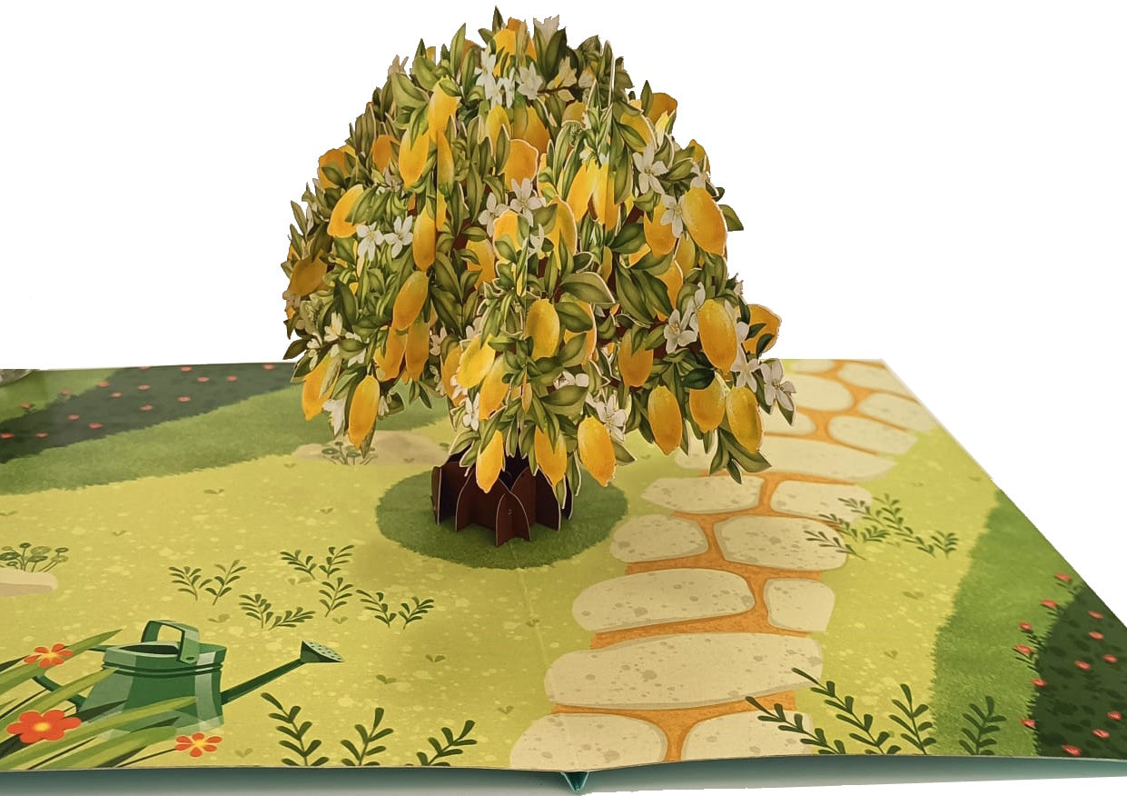 Tarjeta pop-up Kiriarte- Limonero 🍋