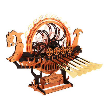 PUZLE 3D MADERA ROBOTIME - Viking Dragon Ship LK802 ⚔️🛡️