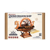 PUZLE 3D MADERA ROBOTIME - Viking Dragon Ship LK802 ⚔️🛡️
