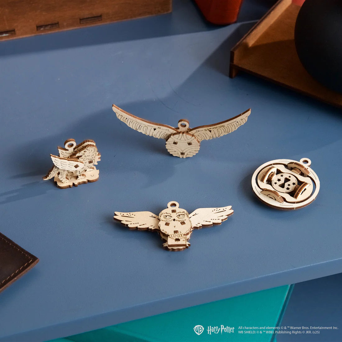 Puzle 3D de madera- U-fidget Criaturas y Objetos Mágicos- Ugears (Linea Harry Potter) ⚡👓