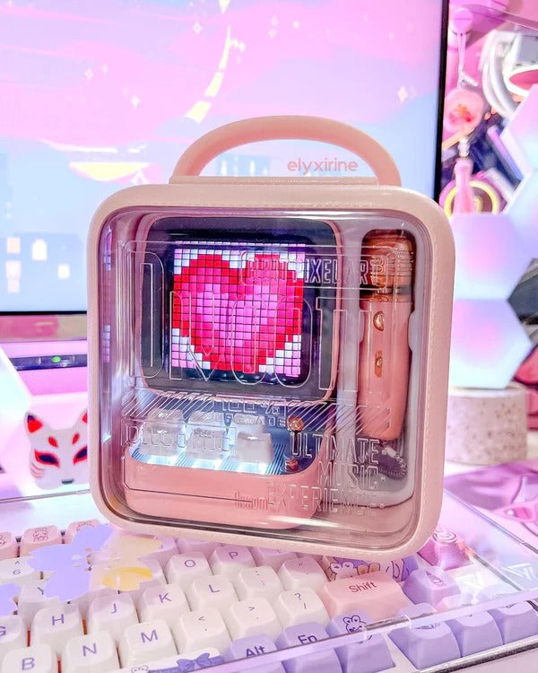 Parlante bluetooth Divoom - DITOO MIC pixel art y karaoke 👾 🎤