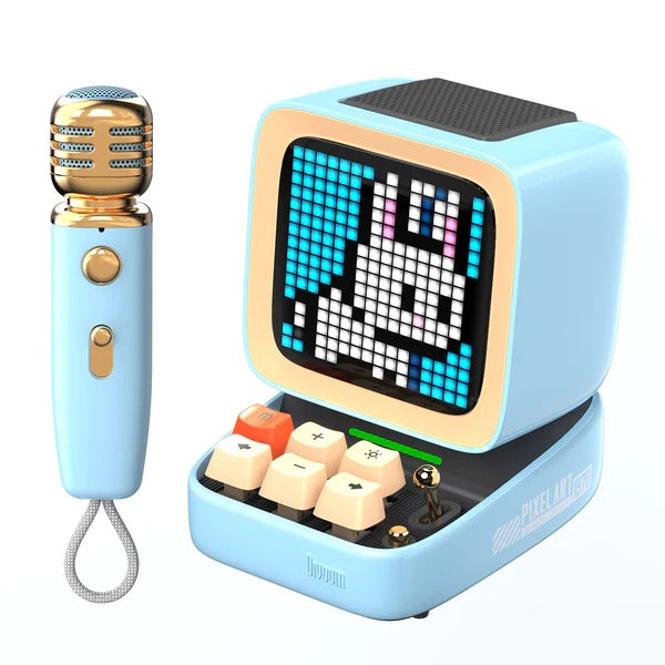 Parlante bluetooth Divoom - DITOO MIC pixel art y karaoke 👾 🎤