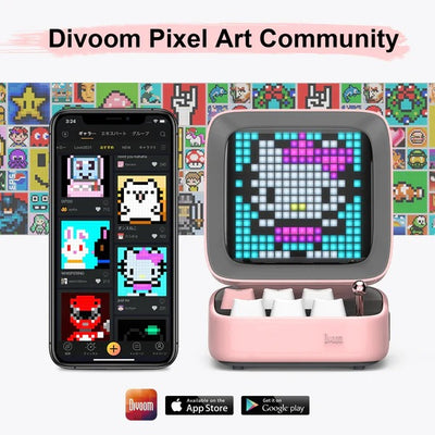 Parlante bluetooth Divoom - Ditoo PRO pixel art