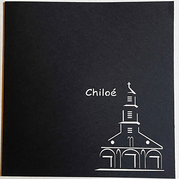 Tarjeta Pop up Papeludico - Iglesia Caguach ⛪️