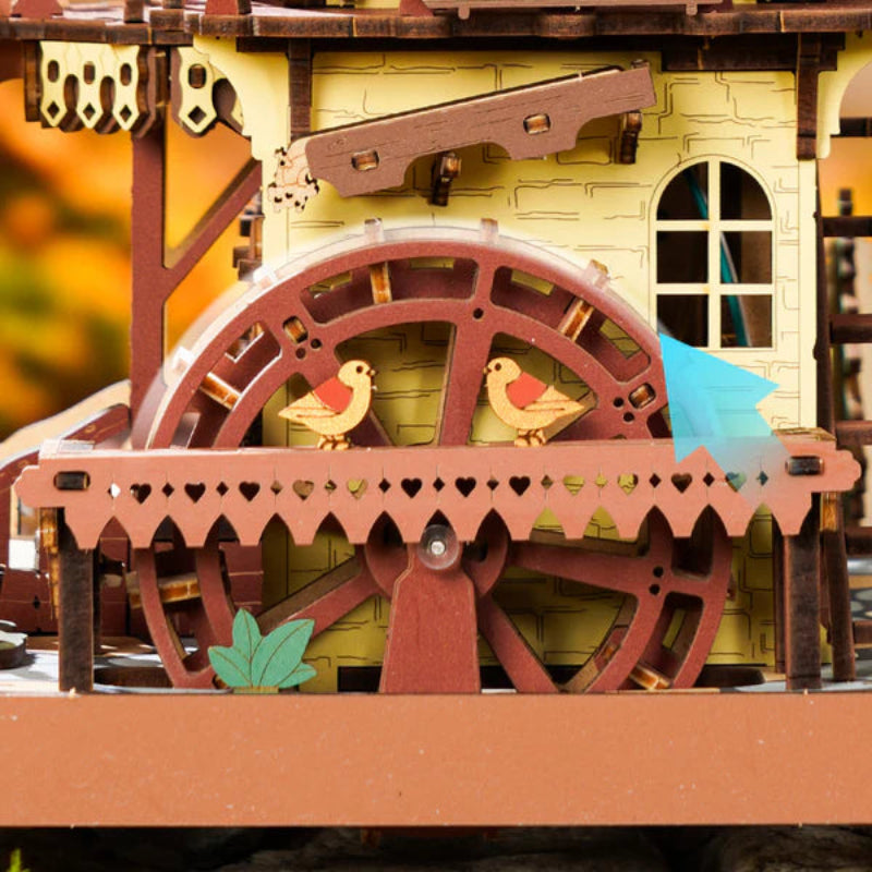 Puzzle 3D Robotime Miniatura - Cuckoo Clock 🕰️🐦‍⬛ (LC901C)