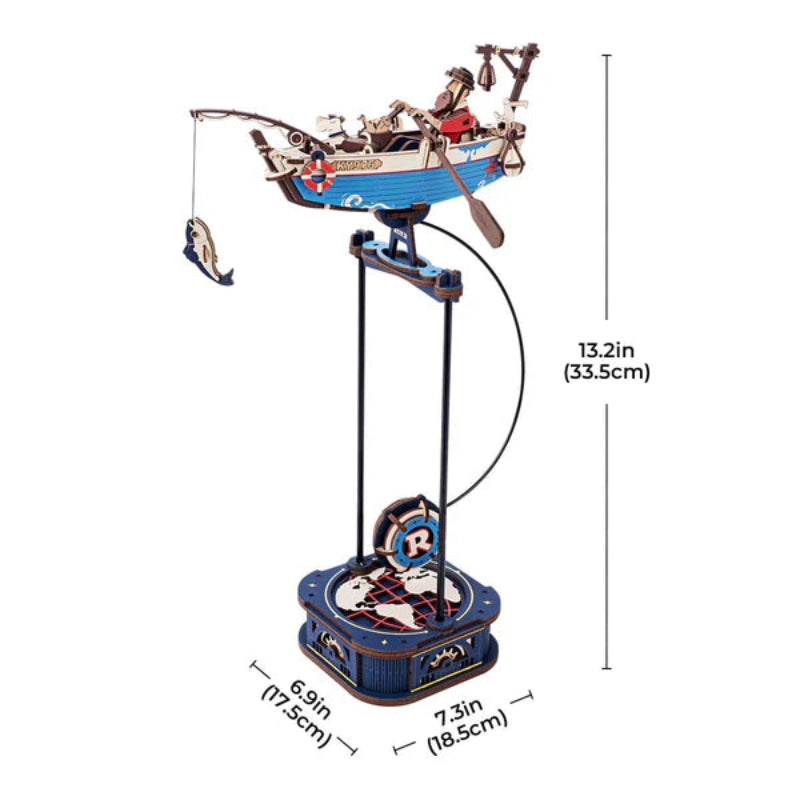 Puzzle 3D Robotime Madera- Ocean Fisher 🎣