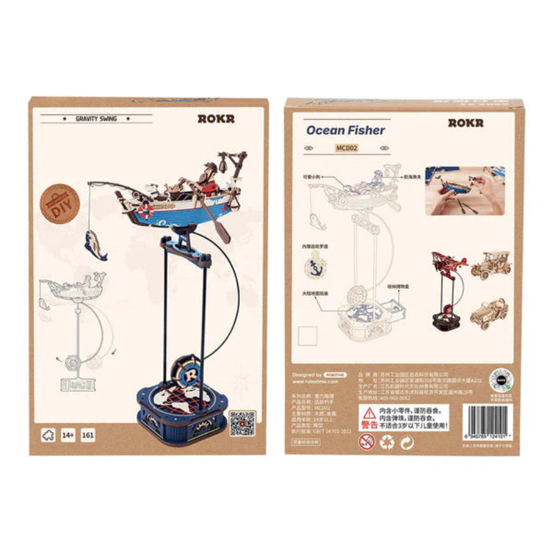 Puzzle 3D Robotime Madera- Ocean Fisher 🎣