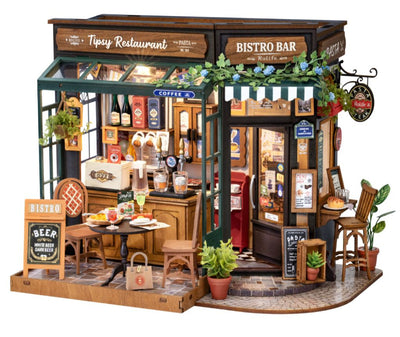 PUZZLE 3D ROBOTIME CASITA MINIATURA - Tipsy Restaurant DG167 🍽️