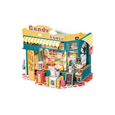 PUZLE 3D ROBOTIME Casita miniatura DIY- RAINBOW CANDY HOUSE DG158 🍭