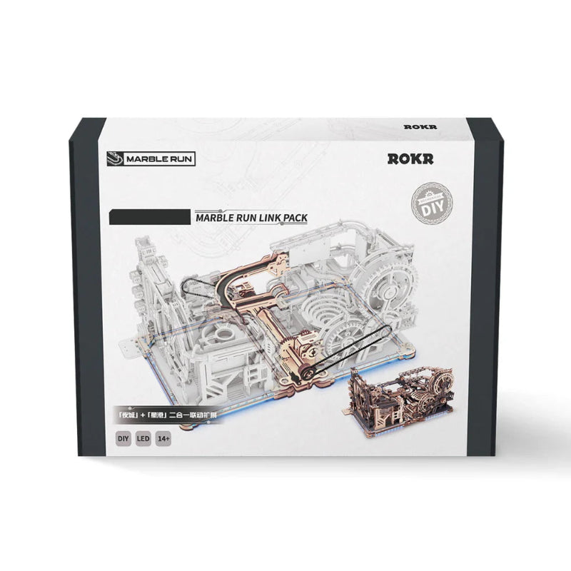 Puzzle 3D madera Robotime - Marble Run Link Pack ⚙️