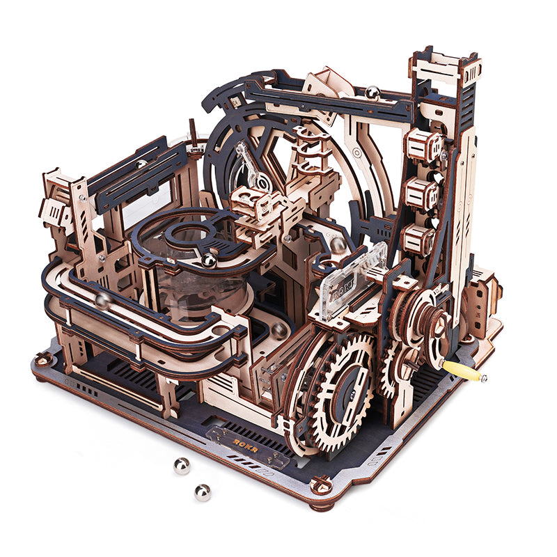 Puzzle 3d madera ROKR Robotime - Marble Spaceport LGC01  (Laberinto de bolitas)