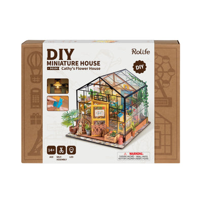 Puzzle 3D Robotime Miniatura - Cathy´s Green House - DG104