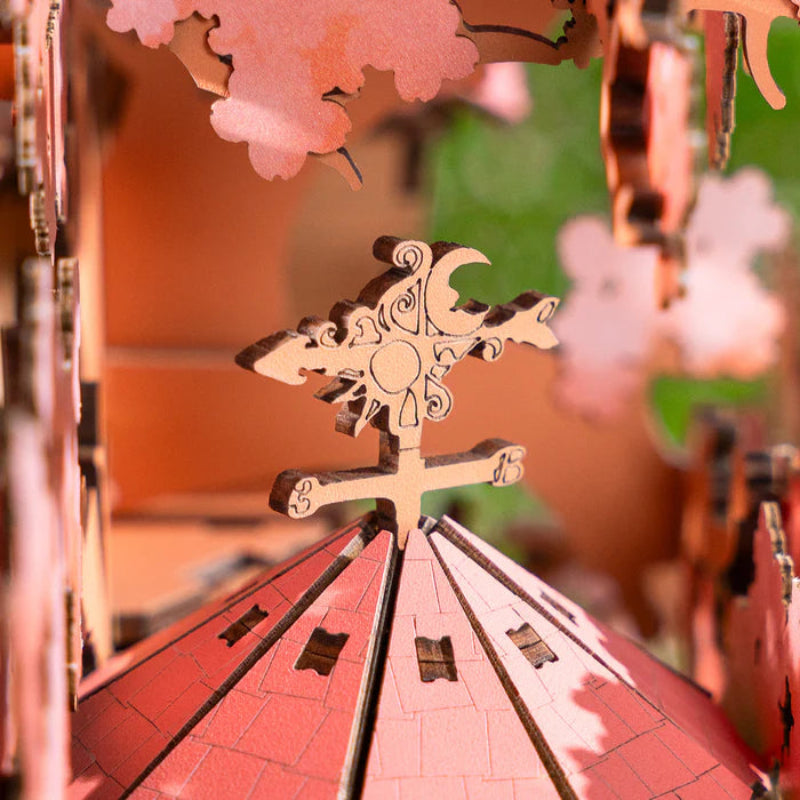 Puzzle 3D de madera Robotime- DIY Rolife Sakura Tree House – Casa del Árbol (TGS04) 🌸