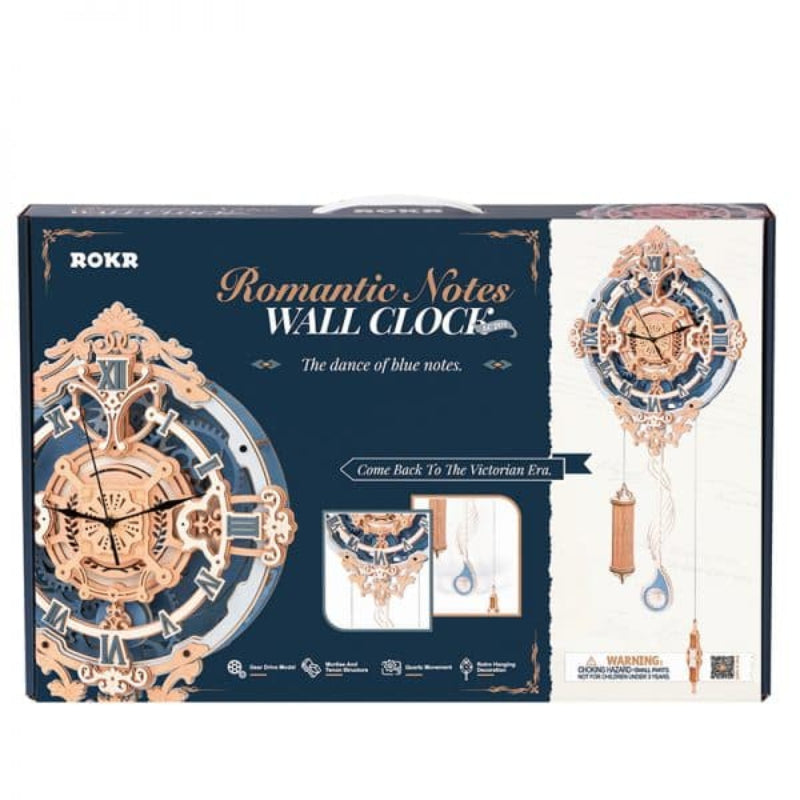 Puzzle 3D madera Robotime - Romantic Notes Wall Clock LC701 🕰️ (Reloj de pared romántico)