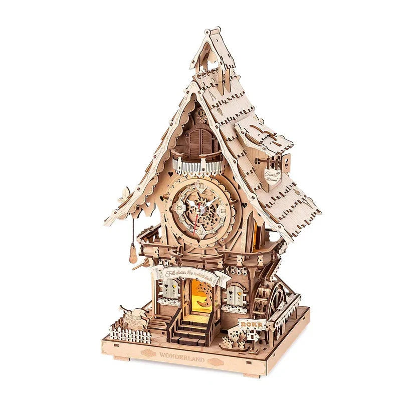 Puzzle 3D Robotime Madera - Cuckoo Clock 🕰️ 🐦‍⬛(LC901)