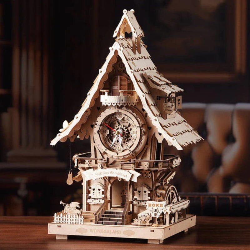 Puzzle 3D Robotime Madera - Cuckoo Clock 🕰️ 🐦‍⬛(LC901)