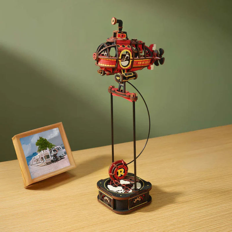 Puzzle 3D madera Robotime - Péndulo Deep-Sea Adventurer -"Aventura submarina" (MCD04) 🌊
