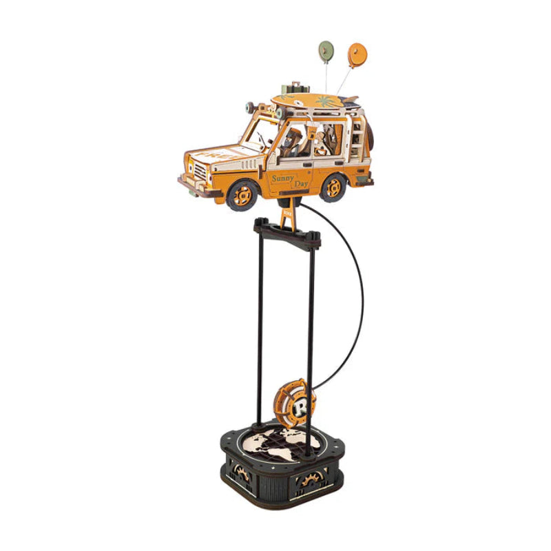 Puzzle 3D madera Robotime - ROKR Péndulo Road Tripper - "Viaje en ruta" (MCD03)🚙
