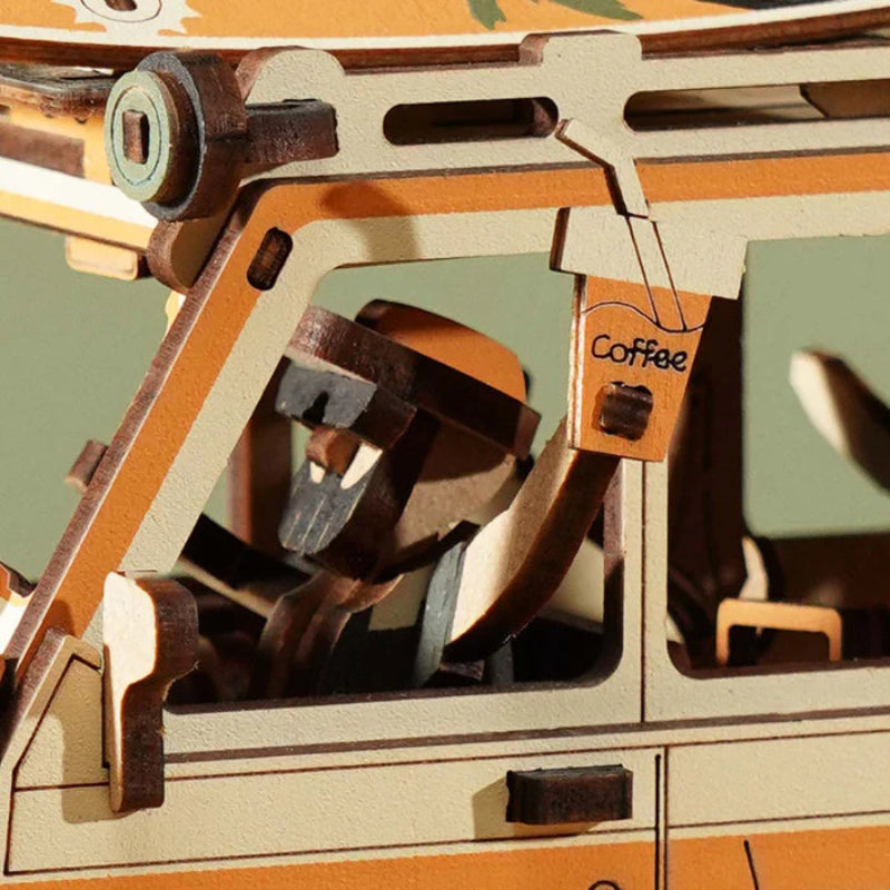 Puzzle 3D madera Robotime - ROKR Péndulo Road Tripper - "Viaje en ruta" (MCD03)🚙