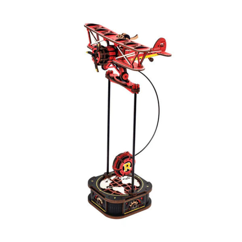 Puzzle 3D Robotime Miniatura - Sky Captain 🛩️