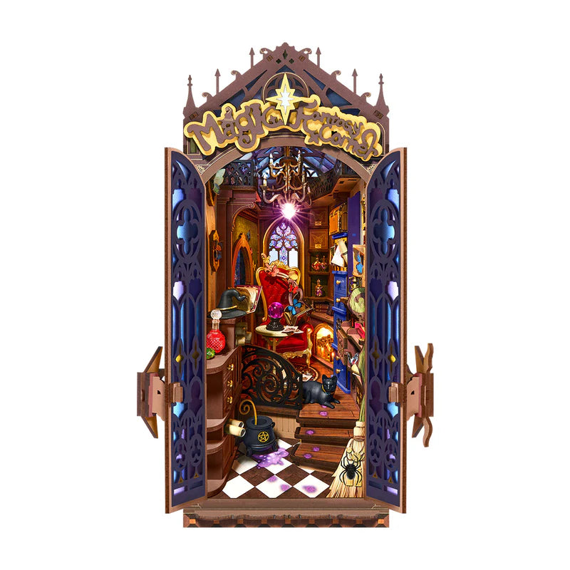 Rolife de Robotime- Puzle 3d - Book Nook - Rincón de la Fantasía - Magic Fantasy Corner TGB14🧙‍♂️🔮