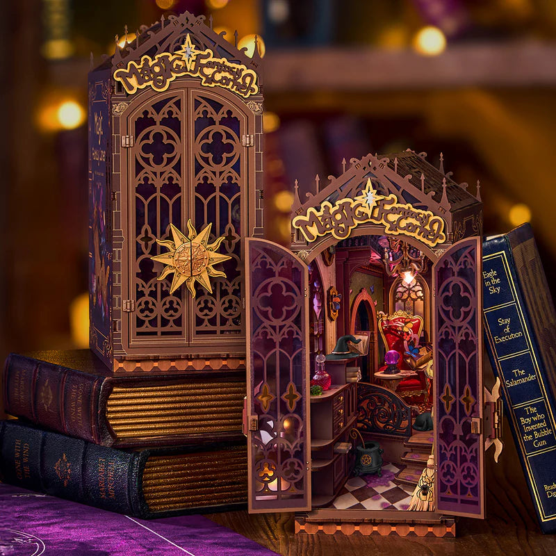 Rolife de Robotime- Puzle 3d - Book Nook - Rincón de la Fantasía - Magic Fantasy Corner TGB14🧙‍♂️🔮