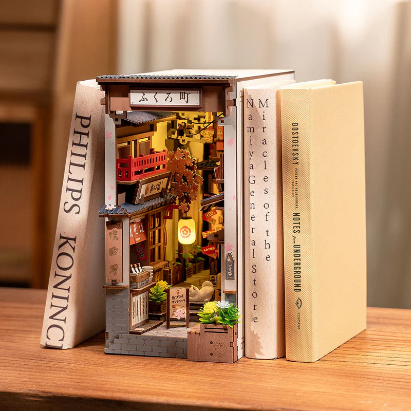 PUZLE 3D MINIATURA ROBOTIME BOOK NOOK- Sakura Wine Alley TGB11 🌺🍷