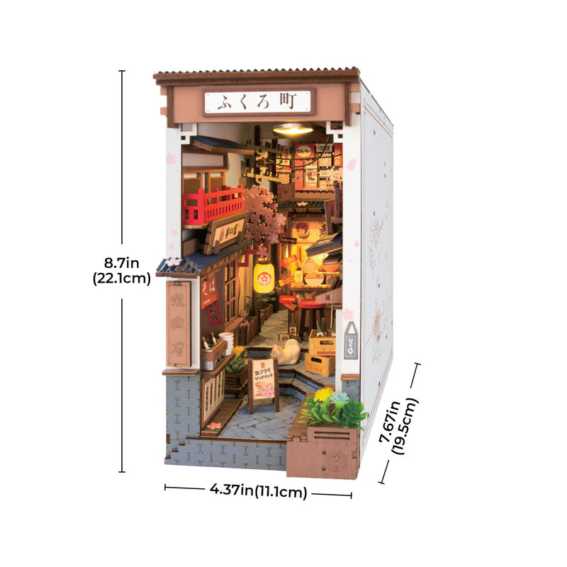 PUZLE 3D MINIATURA ROBOTIME BOOK NOOK- Sakura Wine Alley TGB11 🌺🍷
