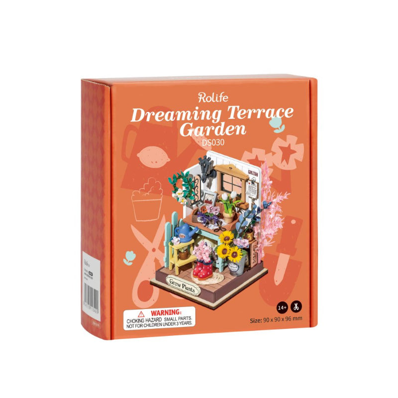 PUZZLE 3D ROBOTIME CASITA MINIATURA –  Dreaming Terrace Garden DS030 ❤️🌻🪻❤️