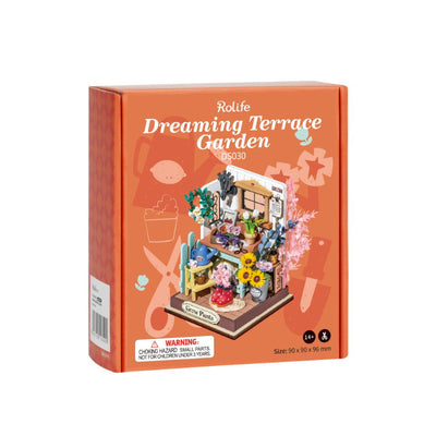 PUZZLE 3D ROBOTIME CASITA MINIATURA –  Dreaming Terrace Garden DS030 ❤️🌻🪻❤️