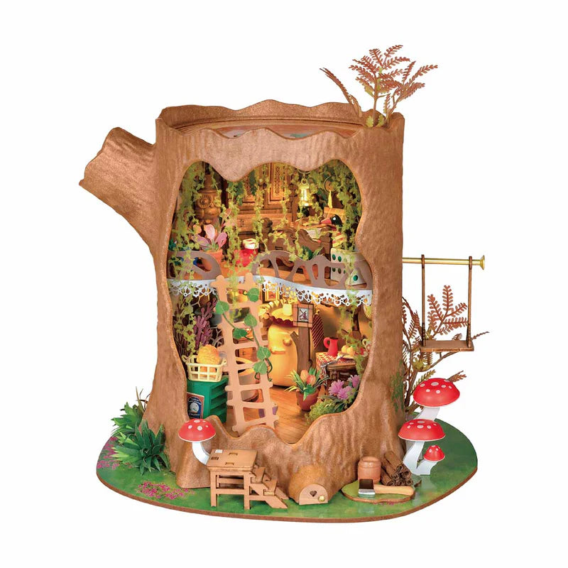 Rolife Robotime - Puzle 3d madera - Un cuento de hadas en la casa del árbol - Fairy tale Tree House DG179🧚🌳