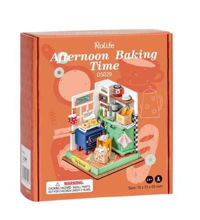 PUZZLE 3D ROBOTIME CASITA MINIATURA –  Afternoon Baking Time DS029 🍞🥐🥖