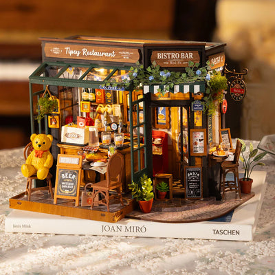 PUZZLE 3D ROBOTIME CASITA MINIATURA - Tipsy Restaurant DG167 🍽️