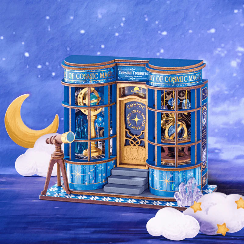 Rolife Robotime - Puzle 3d - casita miniatura - Tienda de Astronomía - Magic Astronomy Shop DS048 🔭🌟