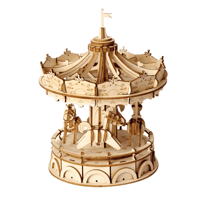 Puzzle 3D Robotime Miniatura - Merry Go Round  TG404🎠