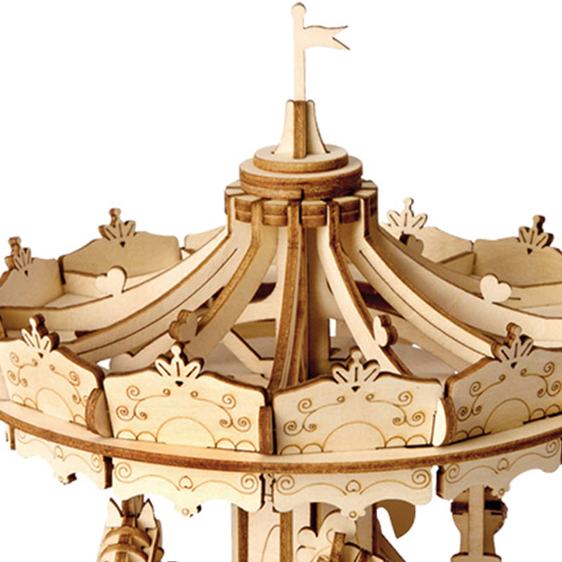 Puzzle 3D Robotime Miniatura - Merry Go Round  TG404🎠