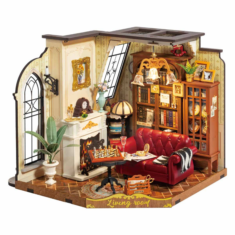 Puzzle 3D Robotime- Rolife Catherine’s Living - Estar Victoriano Miniatura (DG175) 🏡