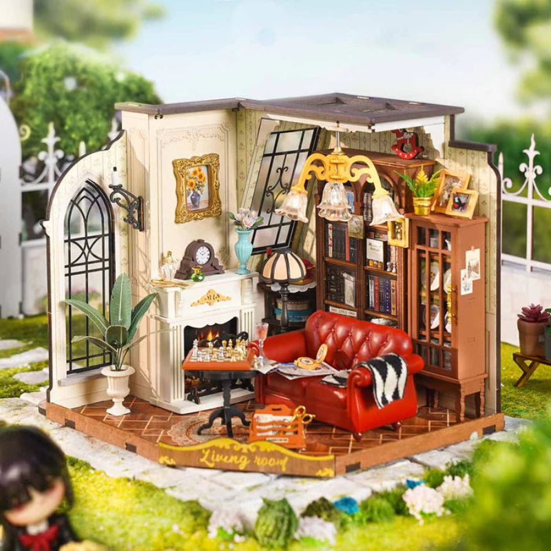 Puzzle 3D Robotime- Rolife Catherine’s Living - Estar Victoriano Miniatura (DG175) 🏡