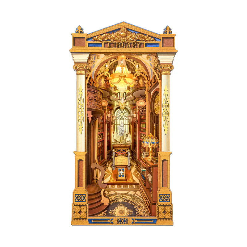 Rolife de Robotime_Puzle 3d Book Nook - Biblioteca de las Maravillas - Library of Wonders TGB16 🔮🏰