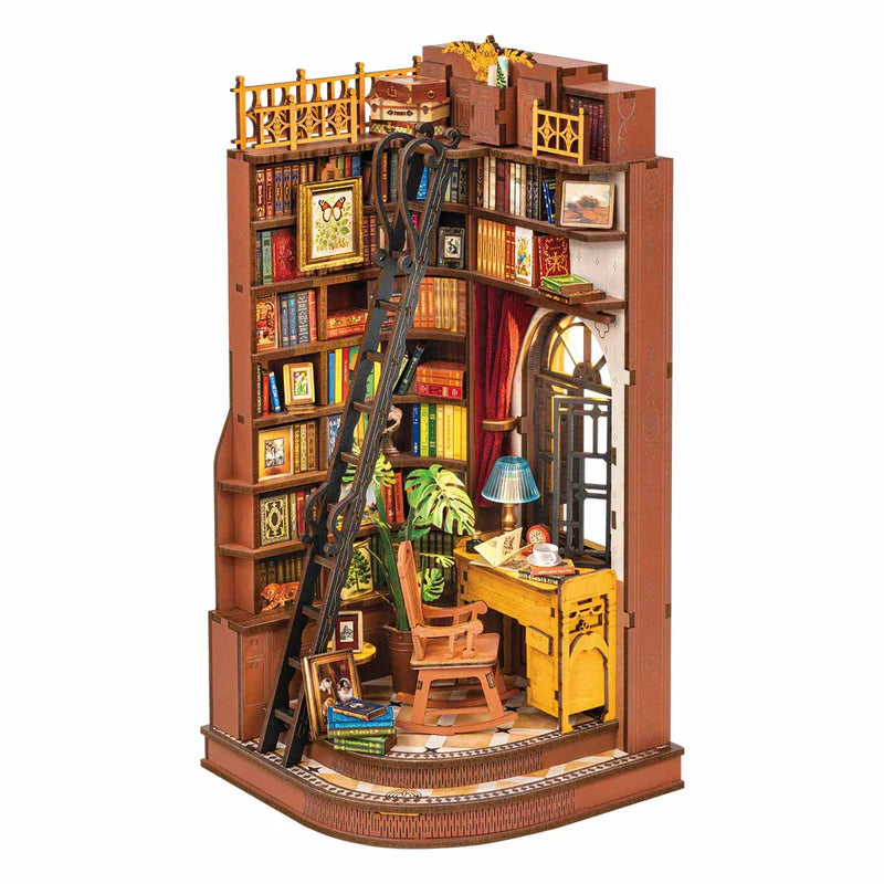 Rolife de Robotime - Puzle 3d Book Nook - Estudio del Rincón Silencioso - Silent Corner Study TGE02📖🕰️