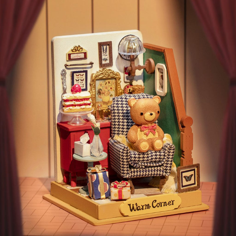 PUZZLE 3D ROBOTIME CASITA MINIATURA –  Holiday Living Room DS028🛋❤️