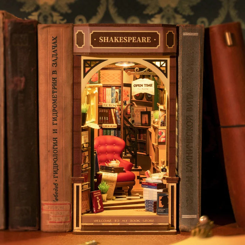 PUZZLE 3D MINIATURA ROBOTIME BOOK NOOK - BOOKSTORE TGB07 📚