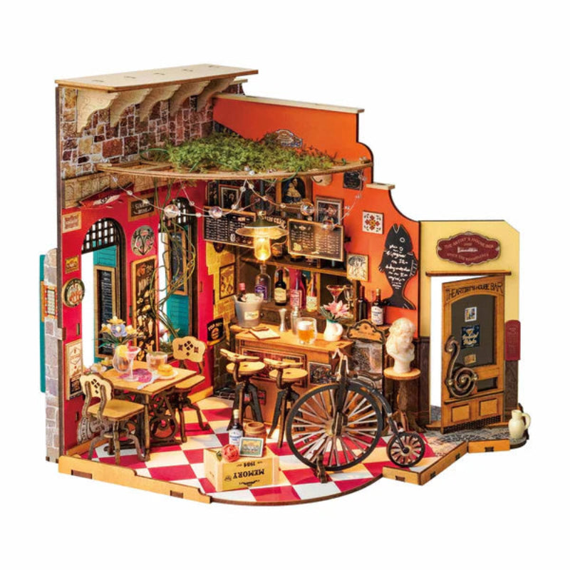 Puzzle 3D Robotime Miniatura - Cheers Bar & Dining 🍷