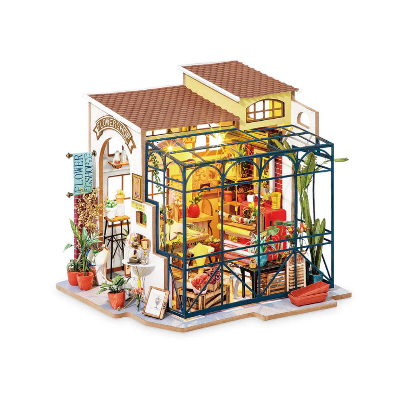 Puzzle 3D Robotime miniatura – Emily's Flower Shop - DG145