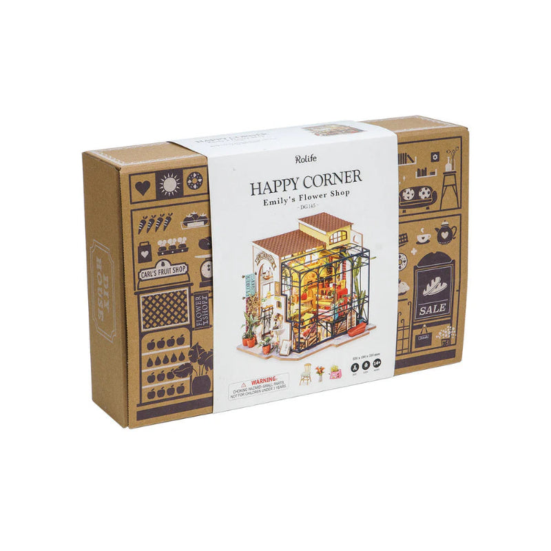 Puzzle 3D Robotime miniatura – Emily's Flower Shop - DG145